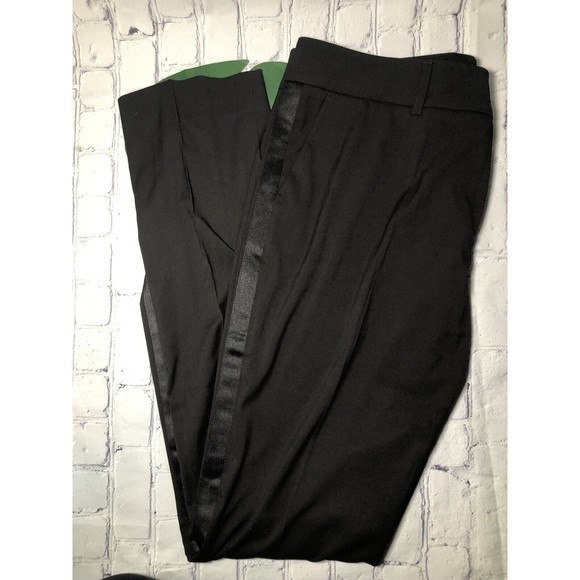 Yves Saint Laurent Uniform Black Straight Pants Size EU 44M Sz 14 US - Picture 1 of 11